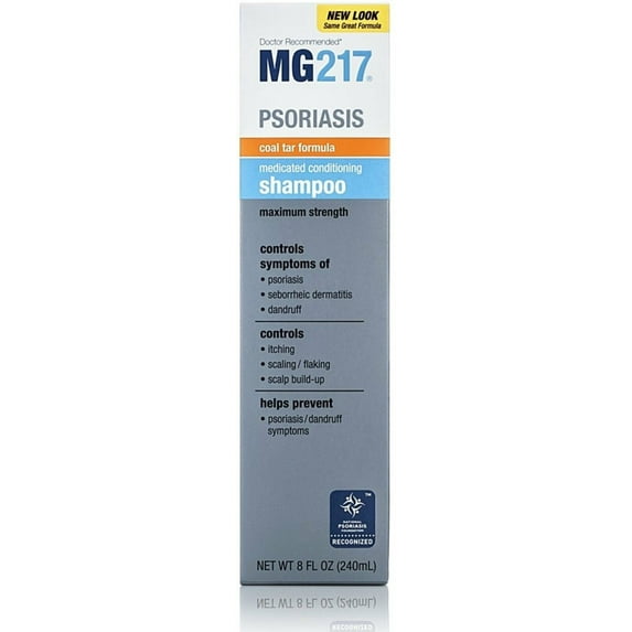 MG217 Medicated Conditioning Coal Tar Formula Shampoo 8 oz Pack of 4