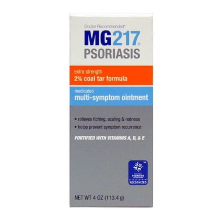 MG217 Psoriasis Extra Strength Medicated Multi Symptom Ointment 4 Oz