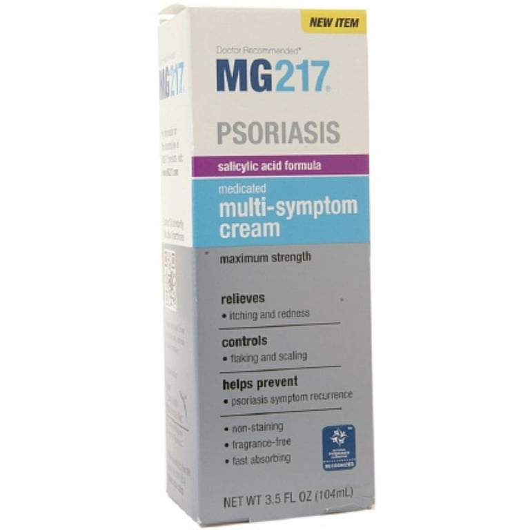 MG217 Psoriasis Relief Treatment Cream, Anti-Itch, Medicated Multi