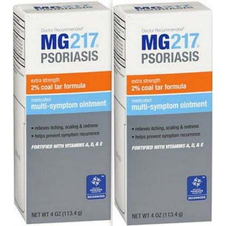 MG217 Psoriasis OINTMENT Intensive Strength 4 oz ( 2 pack )