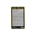 thumbnail image 1 of Woodland Scenics MG707 Roman R.R. Numbers Black 1/16-5/16 WOOMG707, 1 of 2