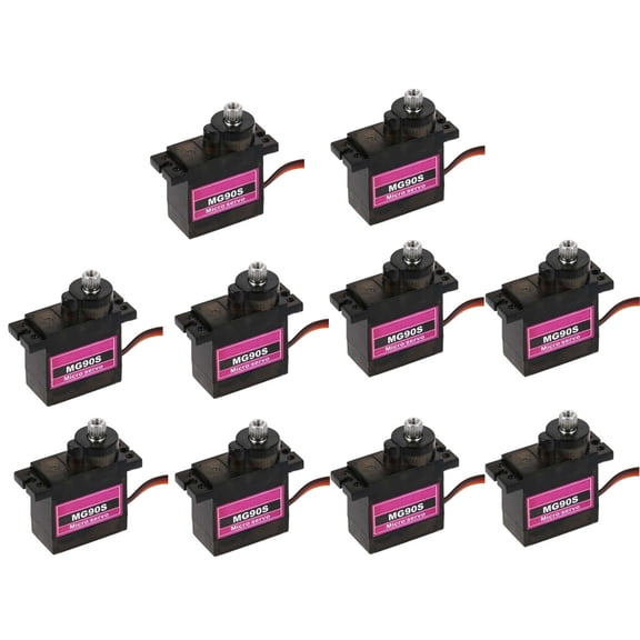 MG90S Servo 9G Digital Micro Servo Metal Gear Micro Servo for Project RC Helicopter Planes Boat Robot Car 5PCS