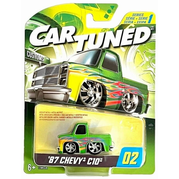 '87 CHEVY C10 カスタムミニカーセット MGA CAR TUNED '87 CHEVY C10 SQUAREBODY SERIES 1 HOBBY