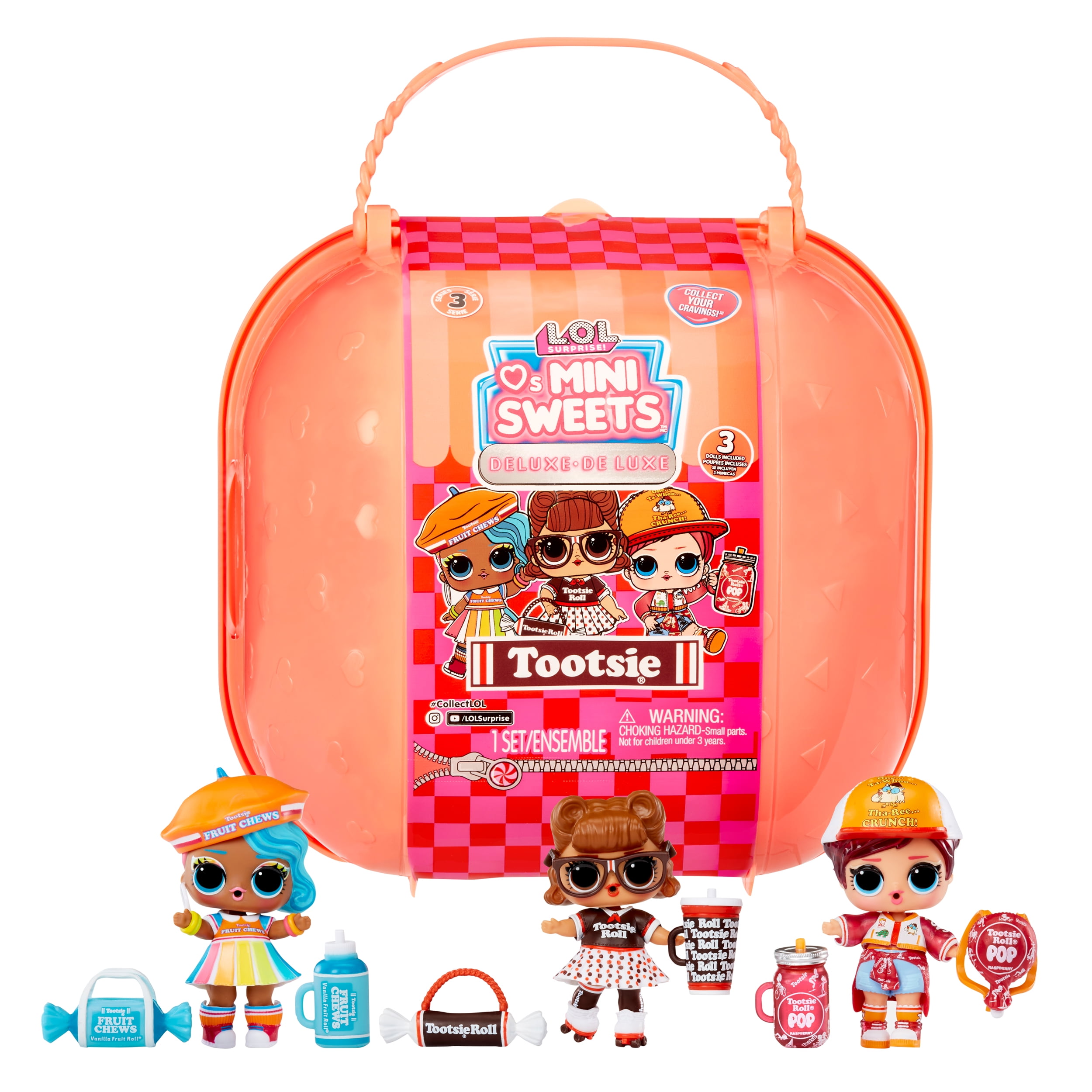 LOL Surprise Loves Mini Sweets Deluxe Series 3 Tootsie Roll Doll Walmart