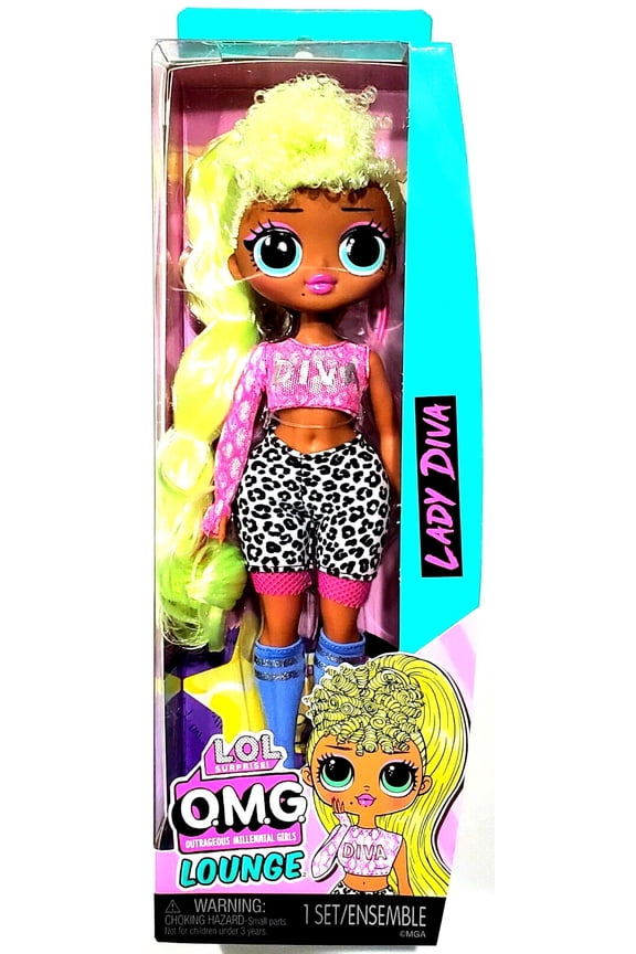 985877 Collectible Lady Diva 5 to 2 Years Dolls, Multicolor
