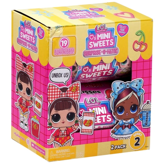 MGA Entertainment LOL Mini Sweets Surprise-O-Matic, Series 2, with 26 Surprises, Hershey/Jelly Belly