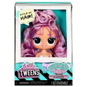MGA Entertainment LOL Surprise Tweens Surprise Swap Hair Styling Head, Purple Sparkle
