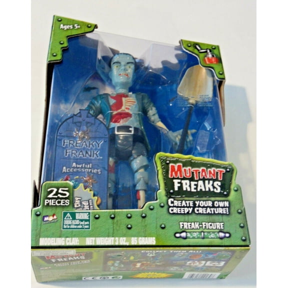 MGA MUTANT FREAKS Freaky Frank FIGURE Create Build Creepy Creature New