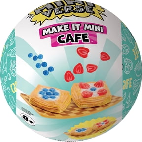 MGA's Miniverse Make It Mini Cafe Series 5, Mini Collectibles - Mystery Blind Packaging, DIY, Resin Play, Replica Food, Not Edible, Collectors, 8+