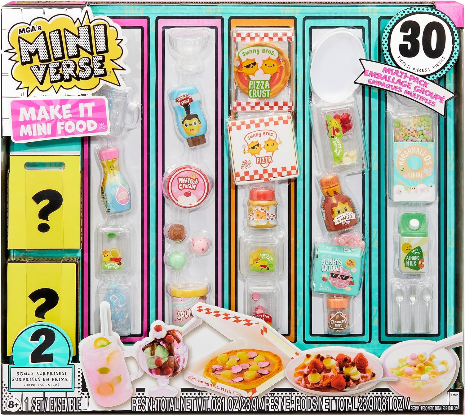 MGAs Miniverse Make It Mini Food Multipack, Novelty Toy, Not Edible, Ages 8 & up  (图1) MGAs Miniverse Make It Mini Food Multipack, Novelty Toy, Not Edible, Ages 8 & up  (图1)