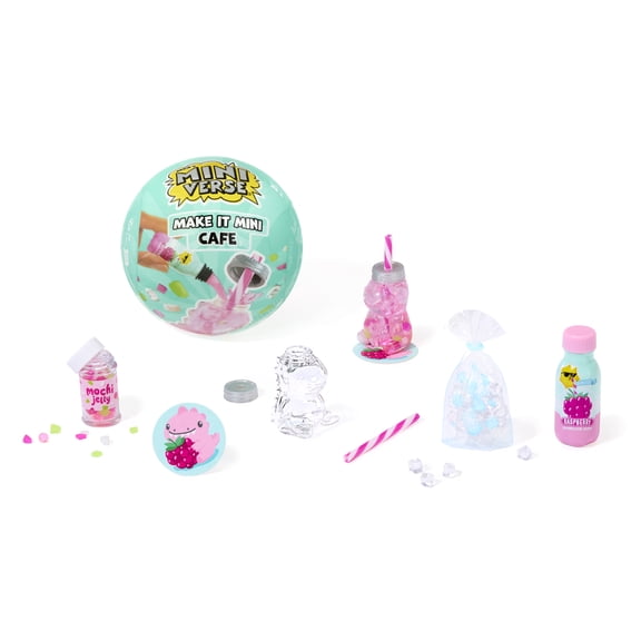 MGA's Miniverse Make It Mini Cafe Series 6, Mini Collectibles - Blind Packaging, Resin Play, Replica Food, Not Edible, Collectors, 8+