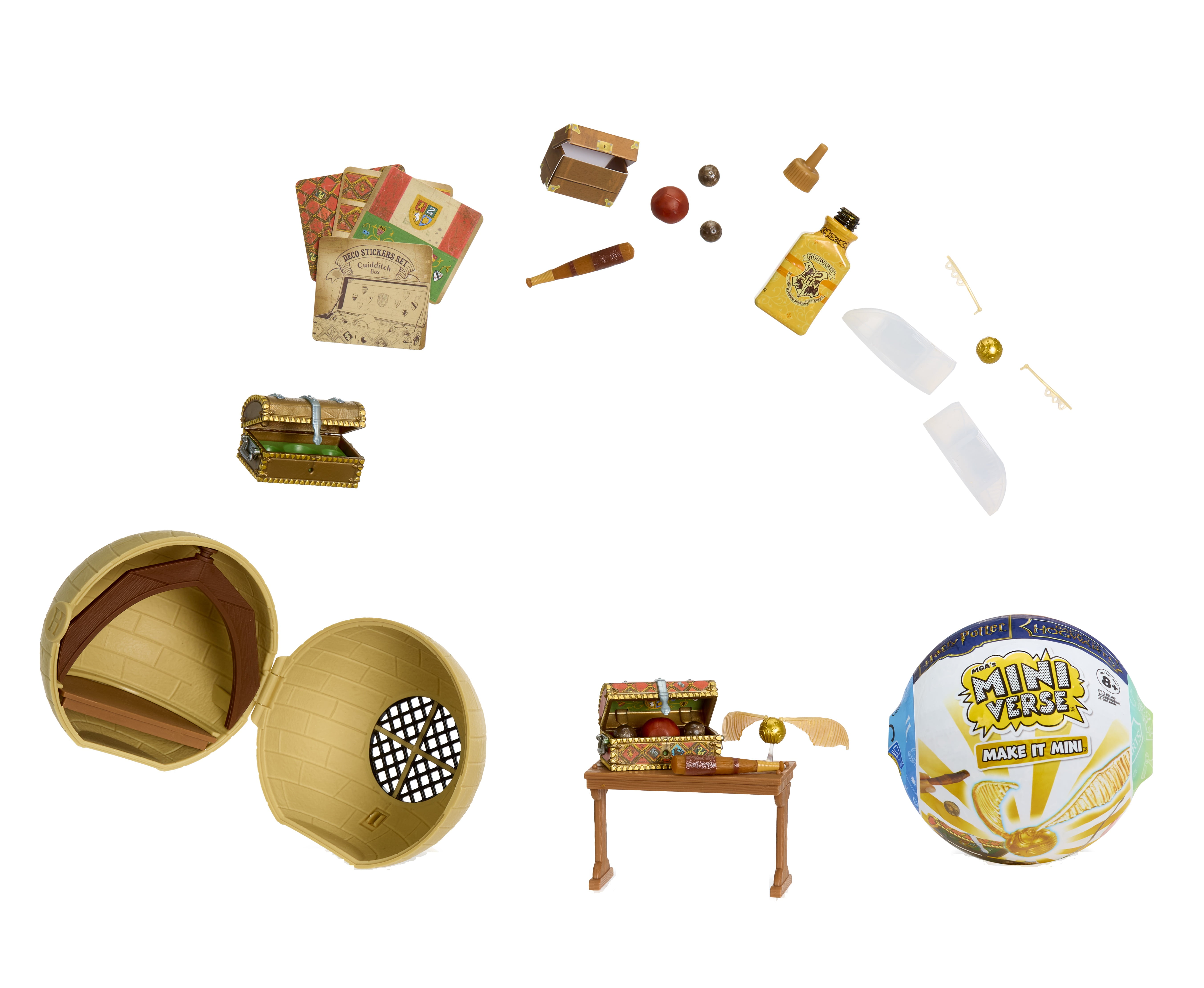 MGA's Miniverse Make It Mini Back to Hogwarts Harry Potter Mini Collectibles, Blind Pack, DIY, Resin, Not Edible, 8+, Gift