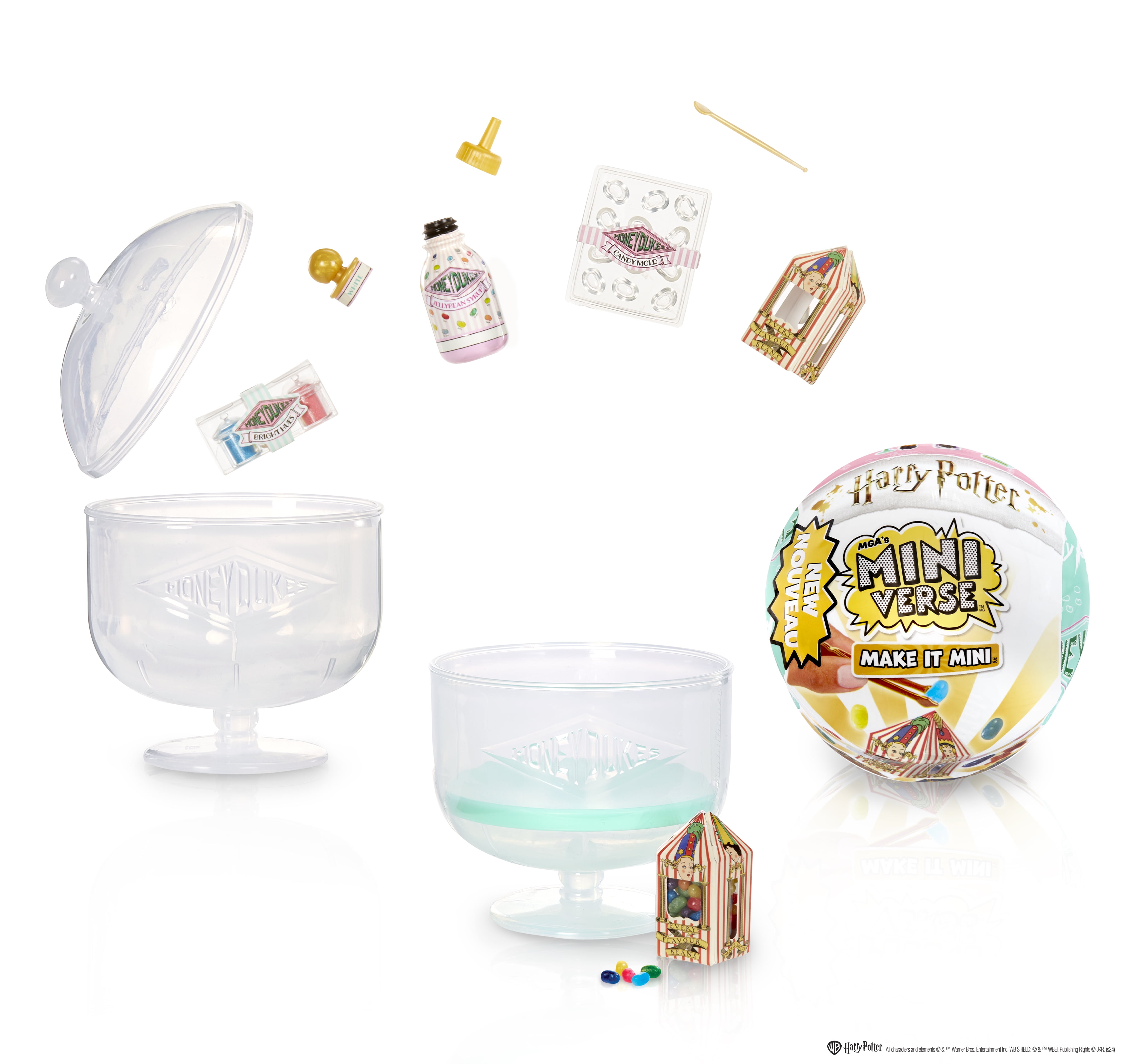 MGA's Miniverse - Make It Mini Honeydukes Harry Potter Mini Collectibles, Blind Pack, Diy, Resin, Replica Food, Not Edible, Collectors, 8+