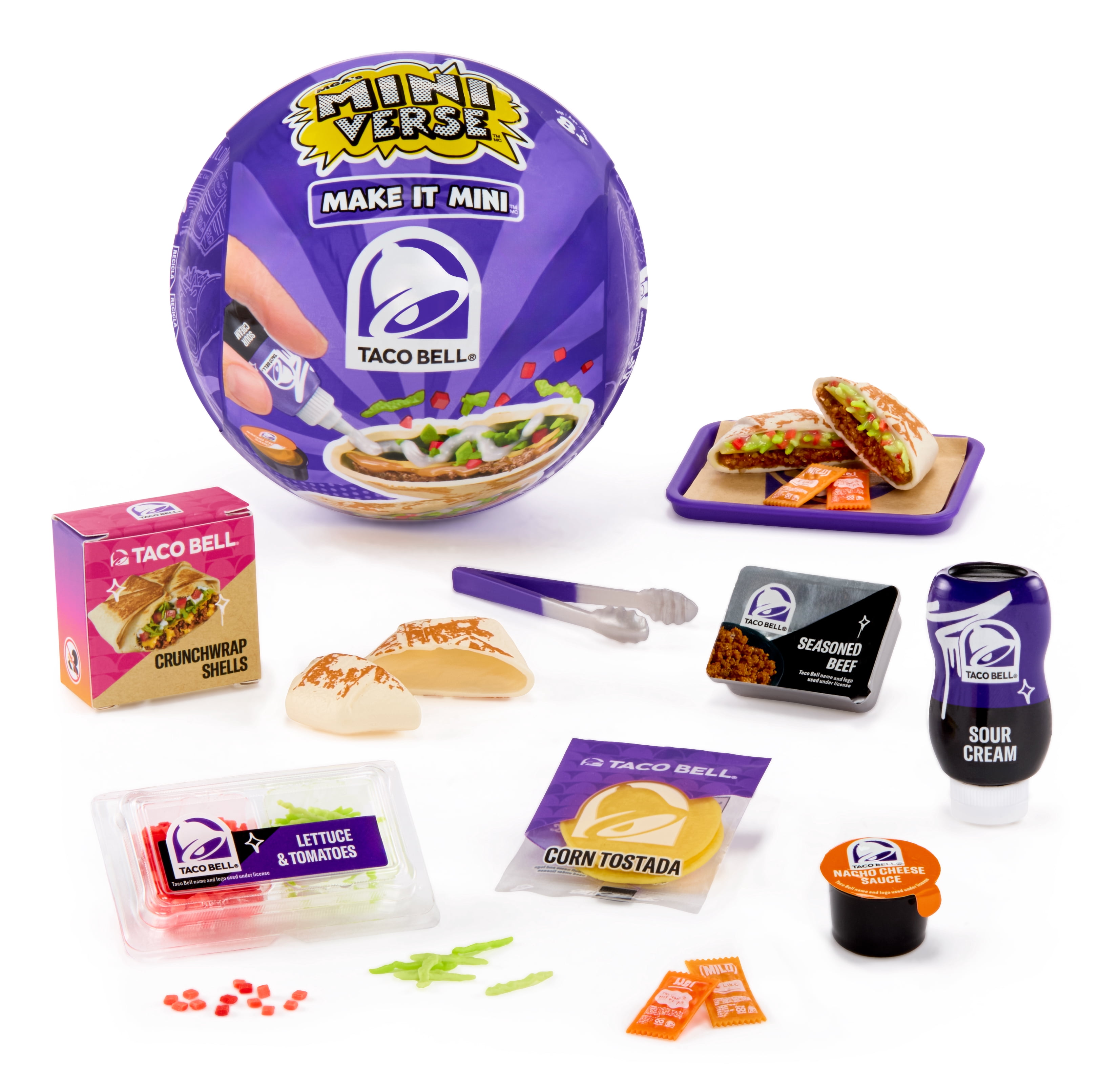 MGA's Miniverse Make It Mini Taco Bell Series 1, Mini Collectibles - Blind Ball, Ages 8+