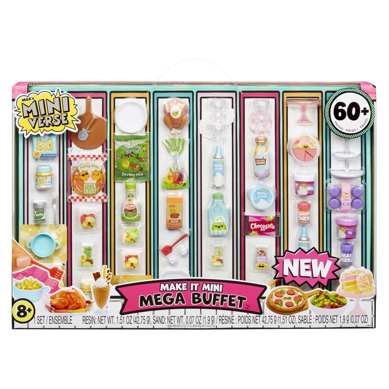 MGA's Miniverse, Make It Mini Mega Buffet, Resin Food, Collectible