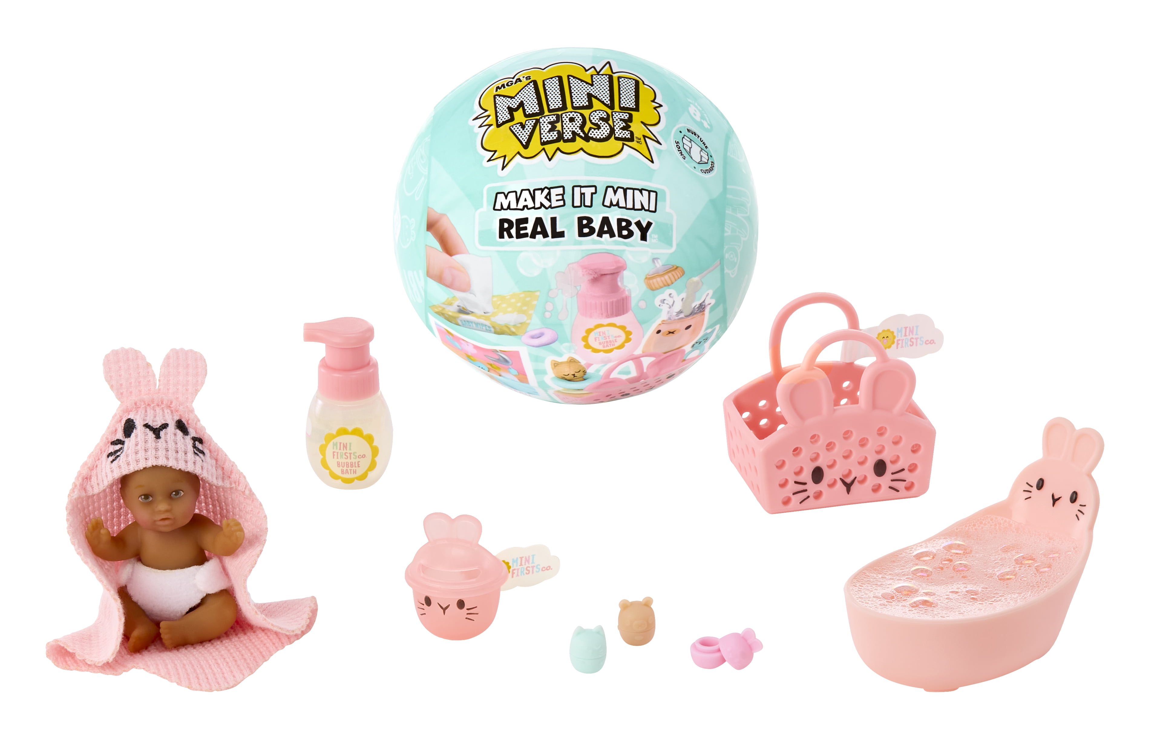 MGA's Miniverse Make It Mini Real Baby Nurture - Blind Ball Mini Collectibles, Ages 8+