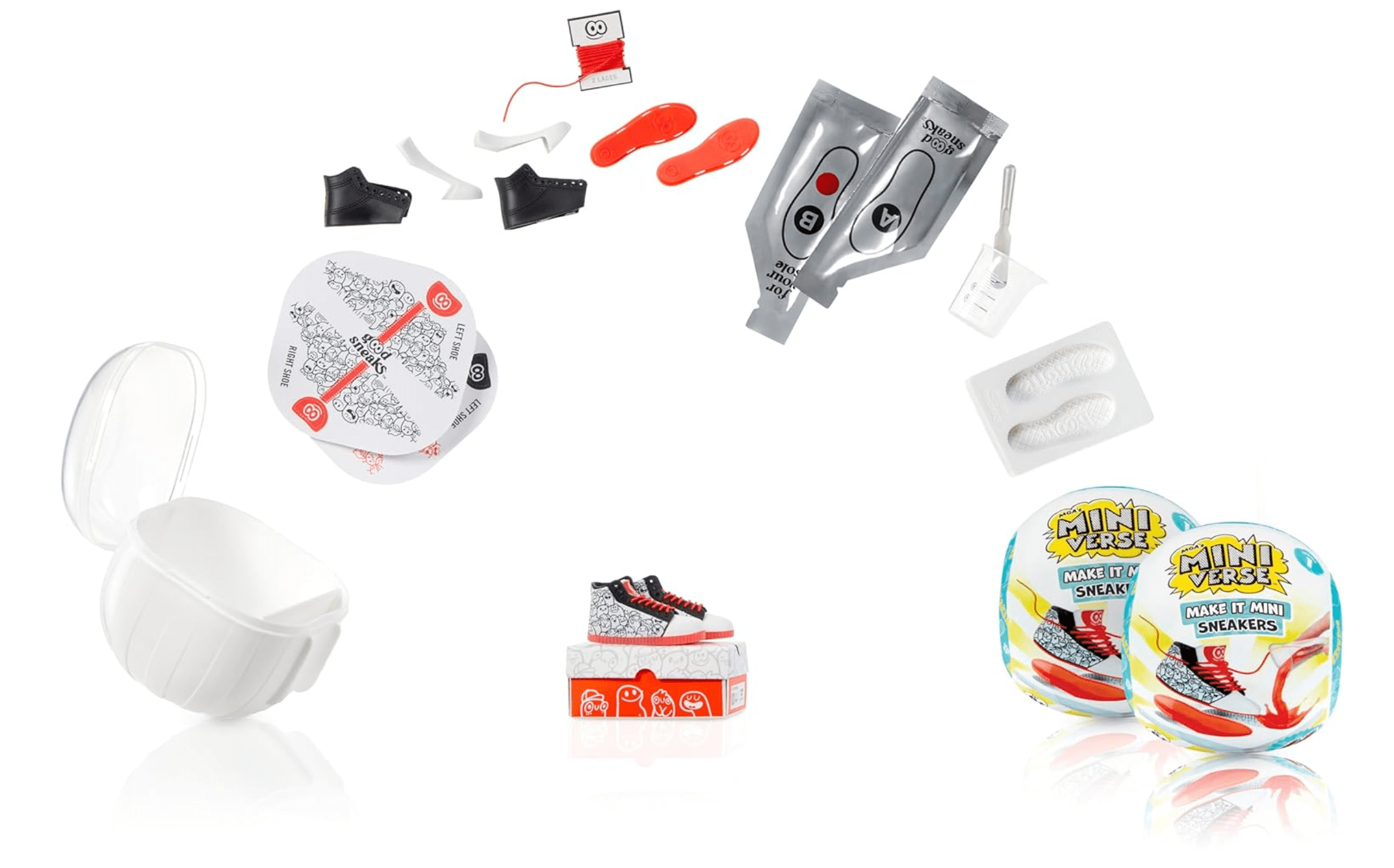 MGA's Miniverse Make It Mini Sneakers (2 Pack) Mini Collectibles ...