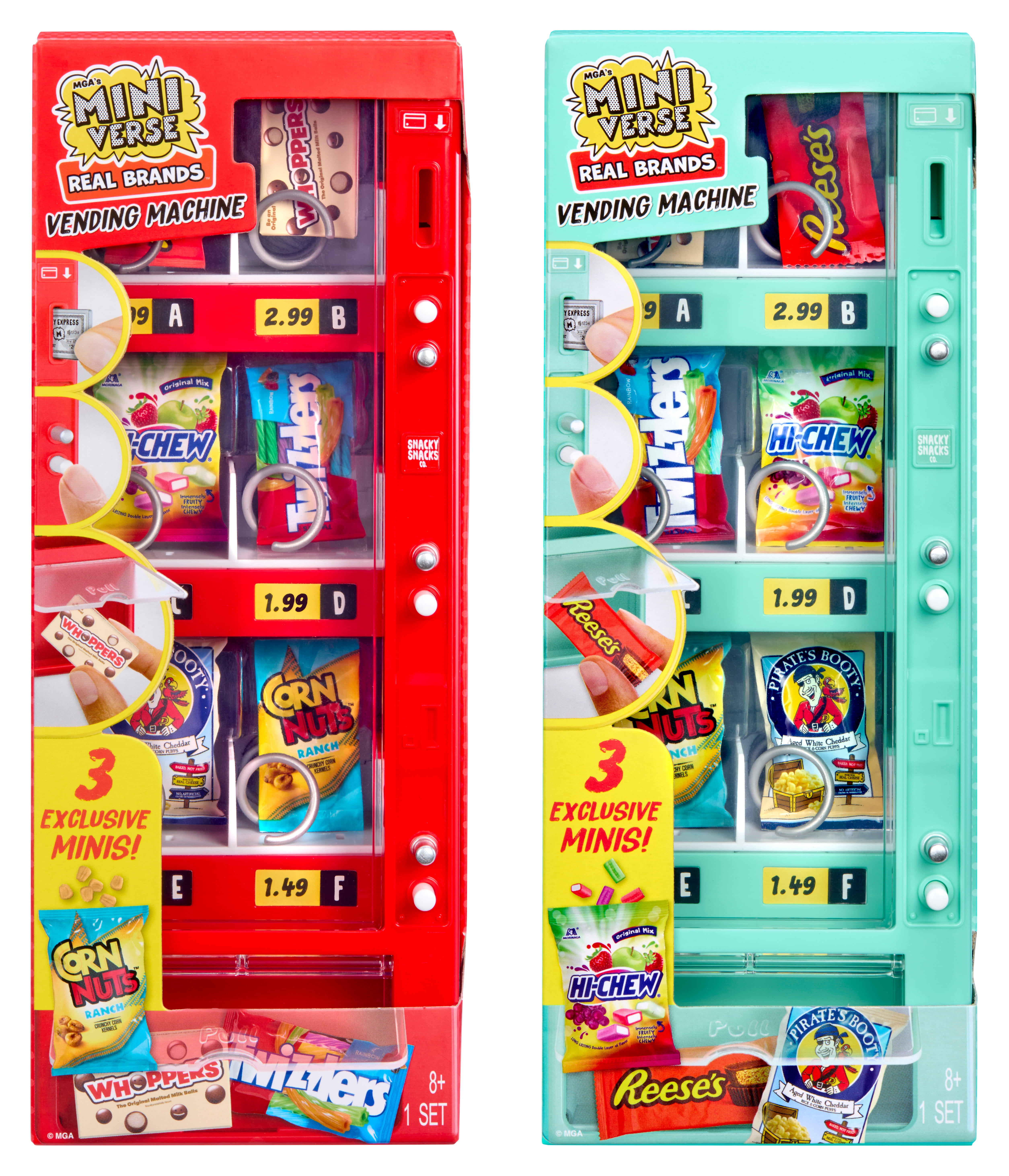 MGA's Miniverse Real Brands自動販売機　リアルプランズ MGA's Miniverse Real Brands Vending Machine, One Machine Included