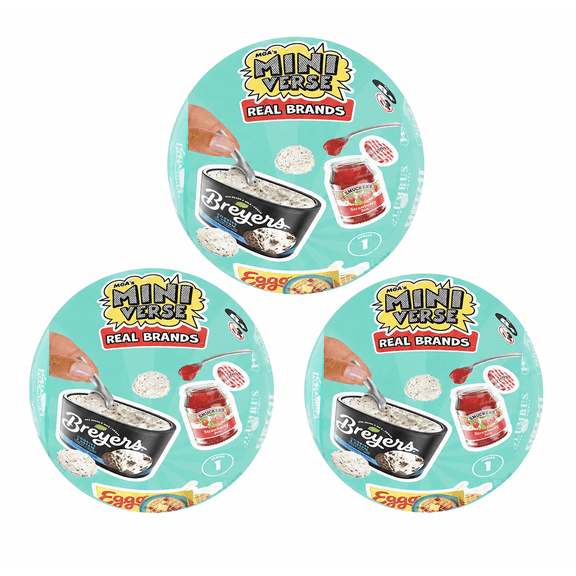MGA's Miniverse Real Brands Realistic Miniature Collectibles 3 Pack