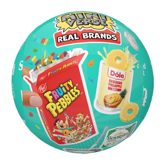 MGA's Miniverse Real Brands Series 2 Mini Collectibles – Blind Pack, Hyper-Realistic Replica Food Brands, Surprise Unboxing Toy, Collectors Gift, Ages 8+, Not Edible
