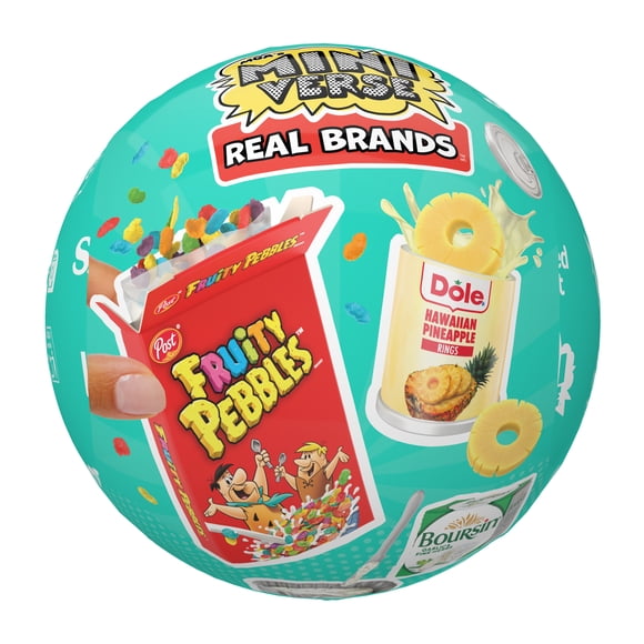 MGA's Miniverse Real Brands Series 2 Mini Collectibles Blind Pack, Hyper-Realistic Replica Food Brands, Surprise Unboxing Toy, Collectors Gift, Ages 8+, Not Edible