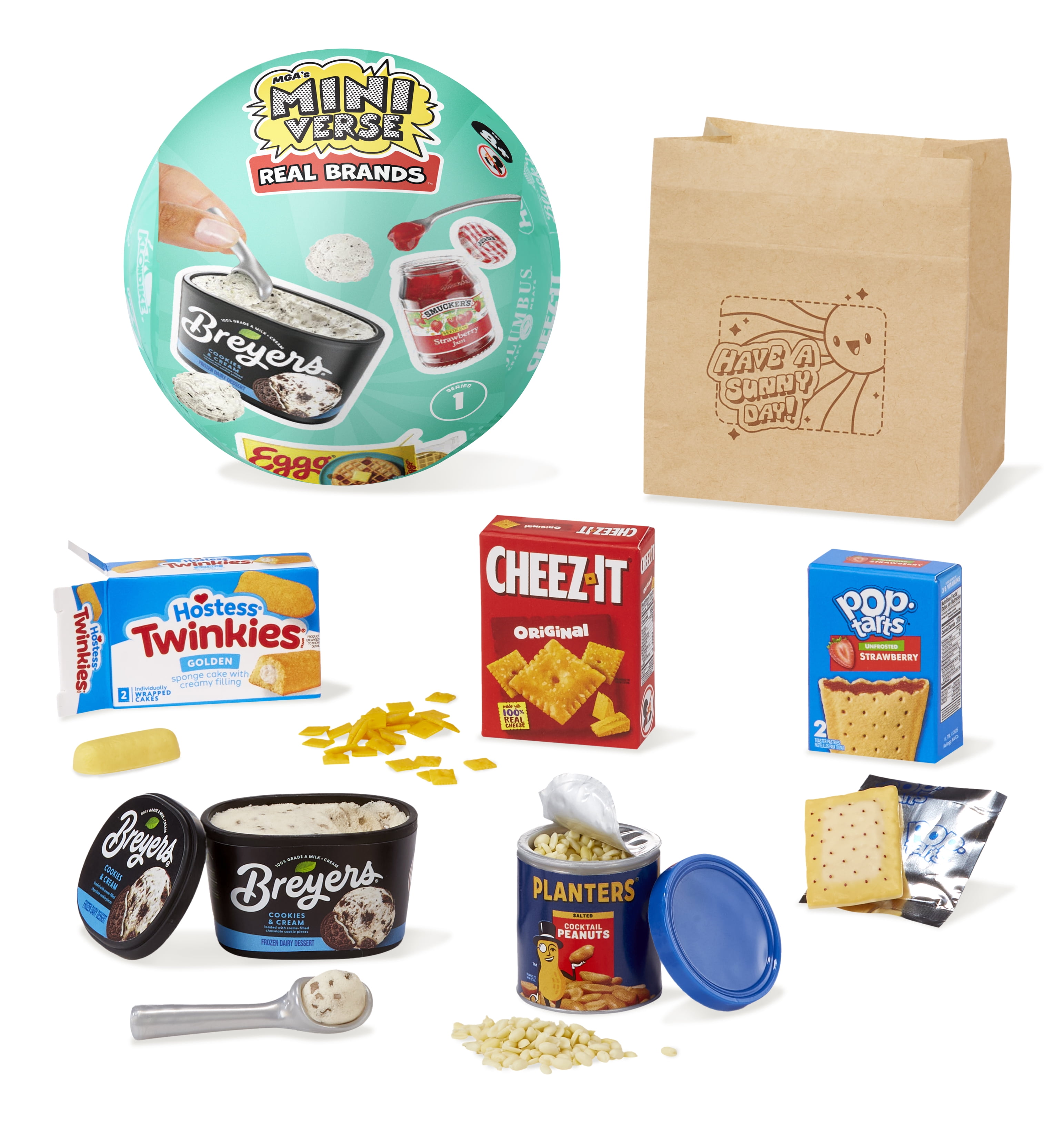 MGA's Miniverse Real Brands, Mini Collectibles - Blind Pack, Food Brands, Replica Food, Not Edible, Collectors, Gift, 8+