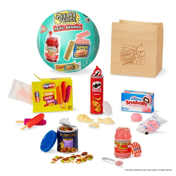 MGA's Miniverse Real Brands, Mini Collectibles - Blind Pack, Food Brands, Replica Food, Not Edible, Collectors, Gift, 8+