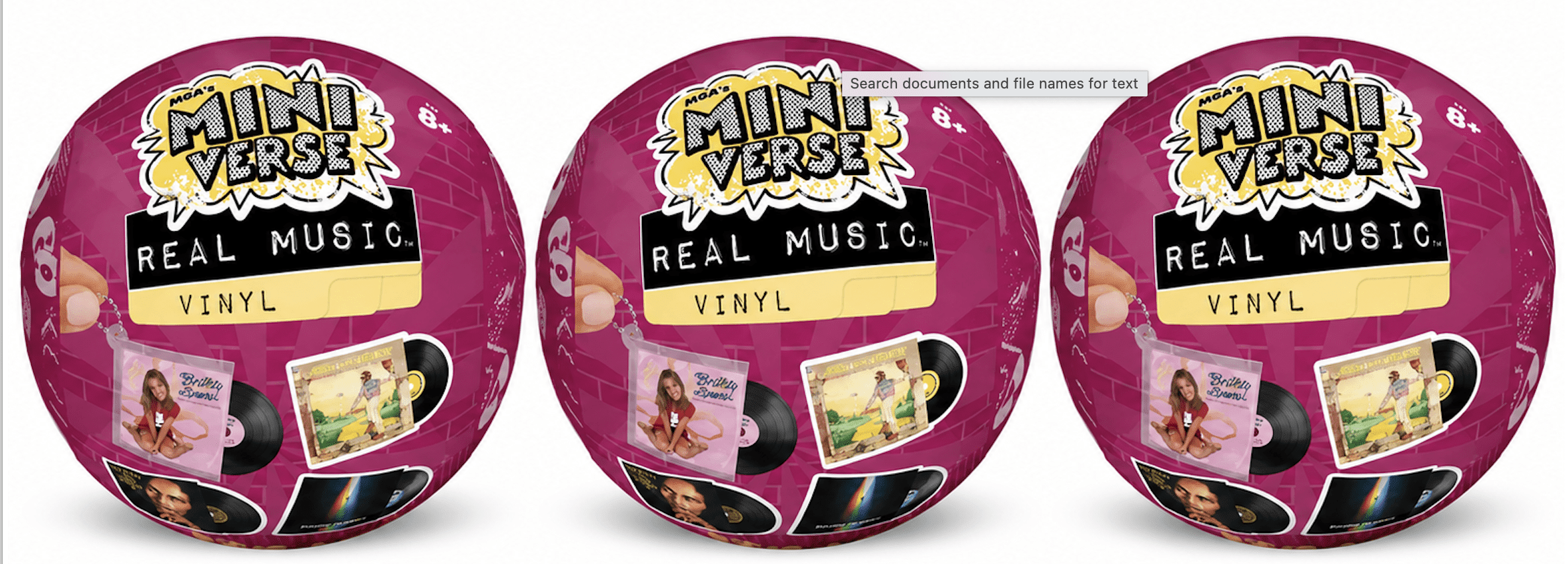 MGA's Miniverse Real Music Vinyl Record Capsules, 3 Pack - Walmart.com