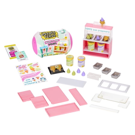 MGA's Miniverse Make It Mini Spaces Furniture, Mini Collectibles, Replica Food, DIY Crafts, Collectors, Display, Gifts, 8+