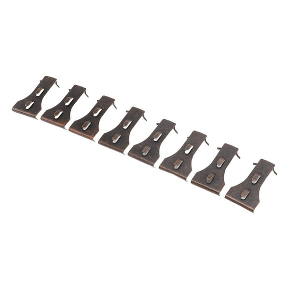 MGAXYFF Heavy Duty Brick Hooks, Steel Brown, 4.33"W (8 Pieces)