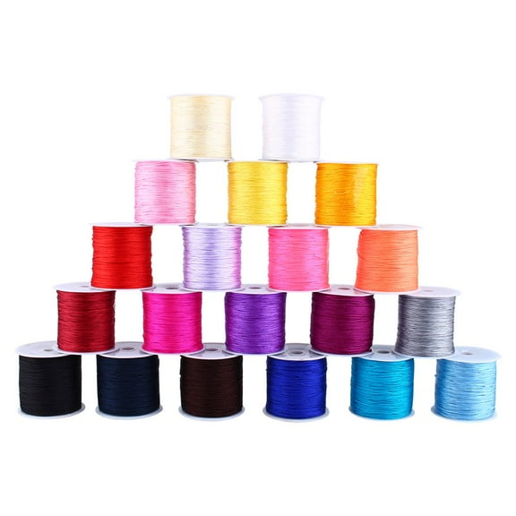 MGAXYFF Nylon Red Sewing Thread, 100m, 0.8mm, Multicolor