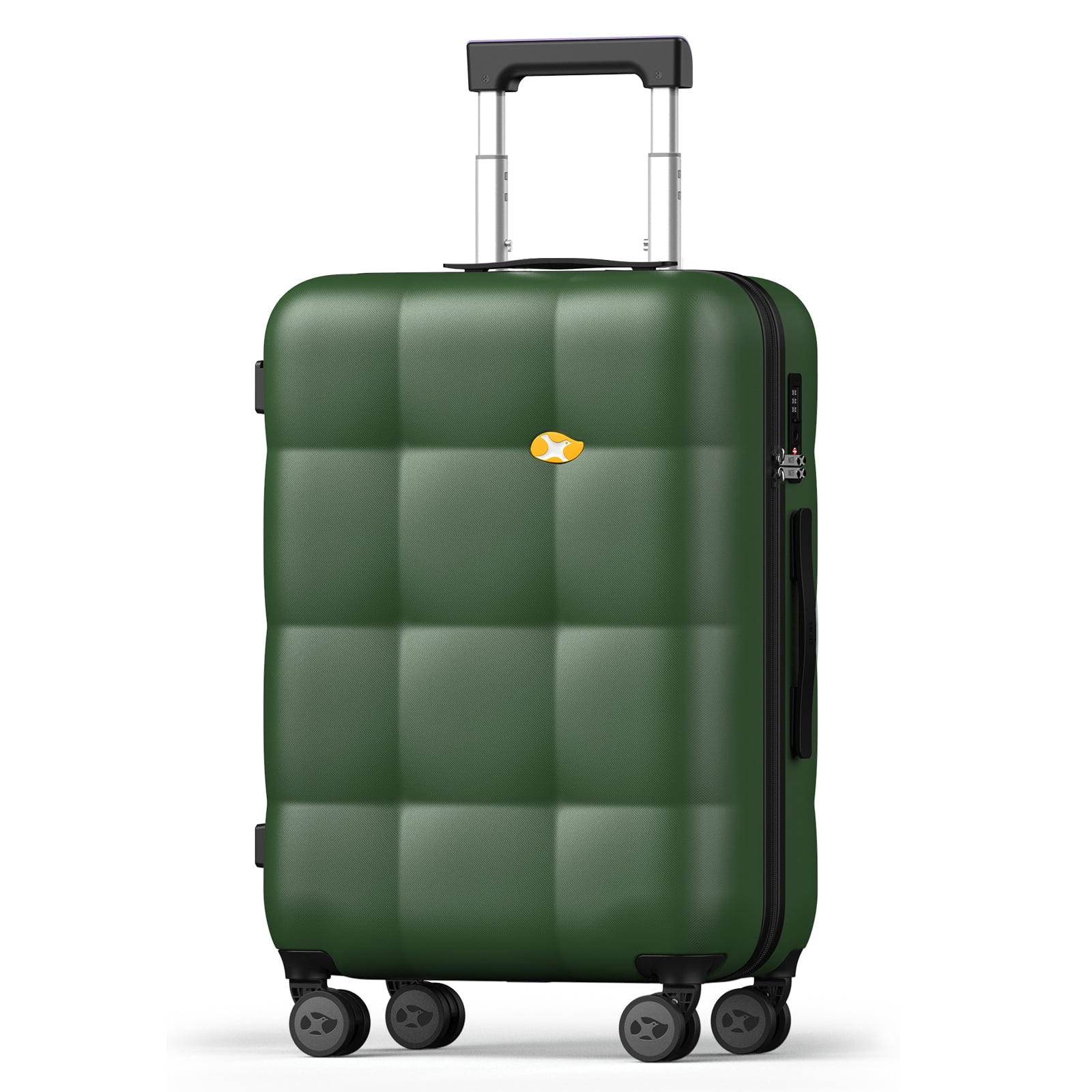 MGB 20" Carry on Luggage 22x14x9 airline approved - PC Durable Hardshell Suitcase with Dual 360° Spinner Wheels & TSA Lock | Airline-Approved, Lightweight Design for Outdoor Travel