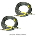 MGBY 2 Audio Heavy Duty Professional Grade 1/4 Pa Amp To Speaker Cables