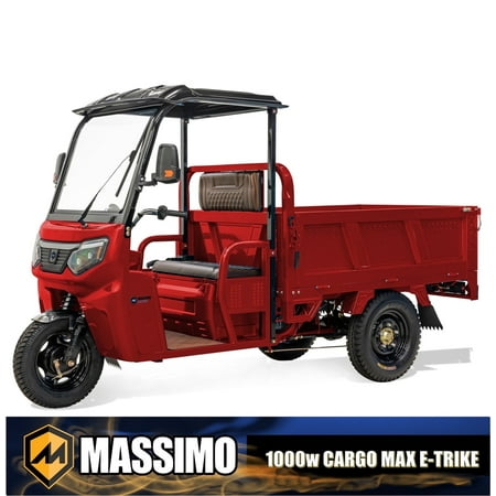 MGC Cargo Max Electric Utility e-Trike RED