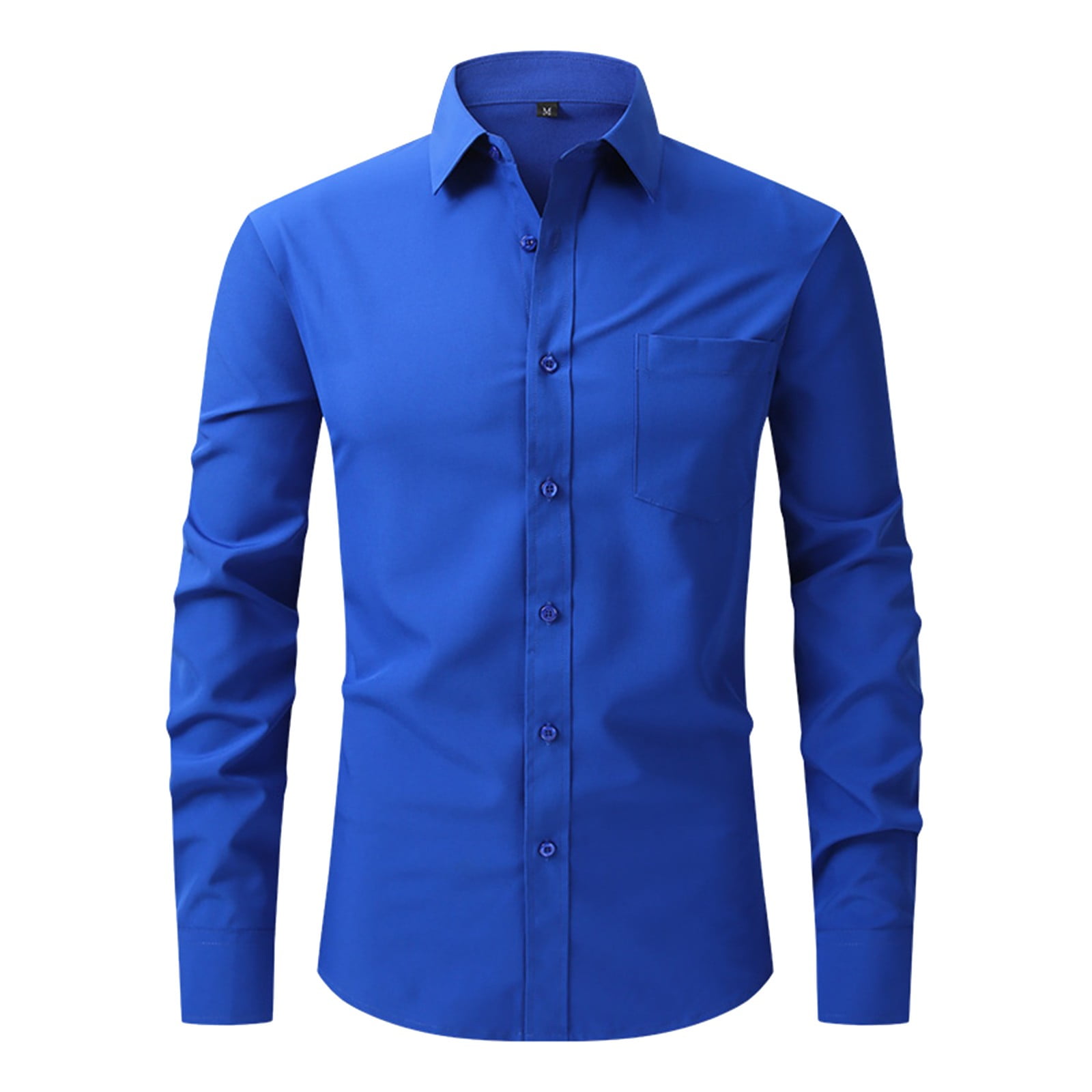 MGCWSH Men Long Sleeve Dress Shirt Regular Fit Stretch Free Wrinkle mgcwsh-men-long-sleeve-dress-shirt-regular-fit-stretch-free-wrinkle