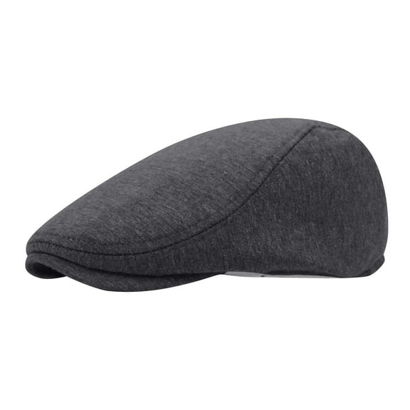 MGCWSH Men's Cotton Flat Ivy Gatsby Newsboy Driving Hat Cap Dark Gray