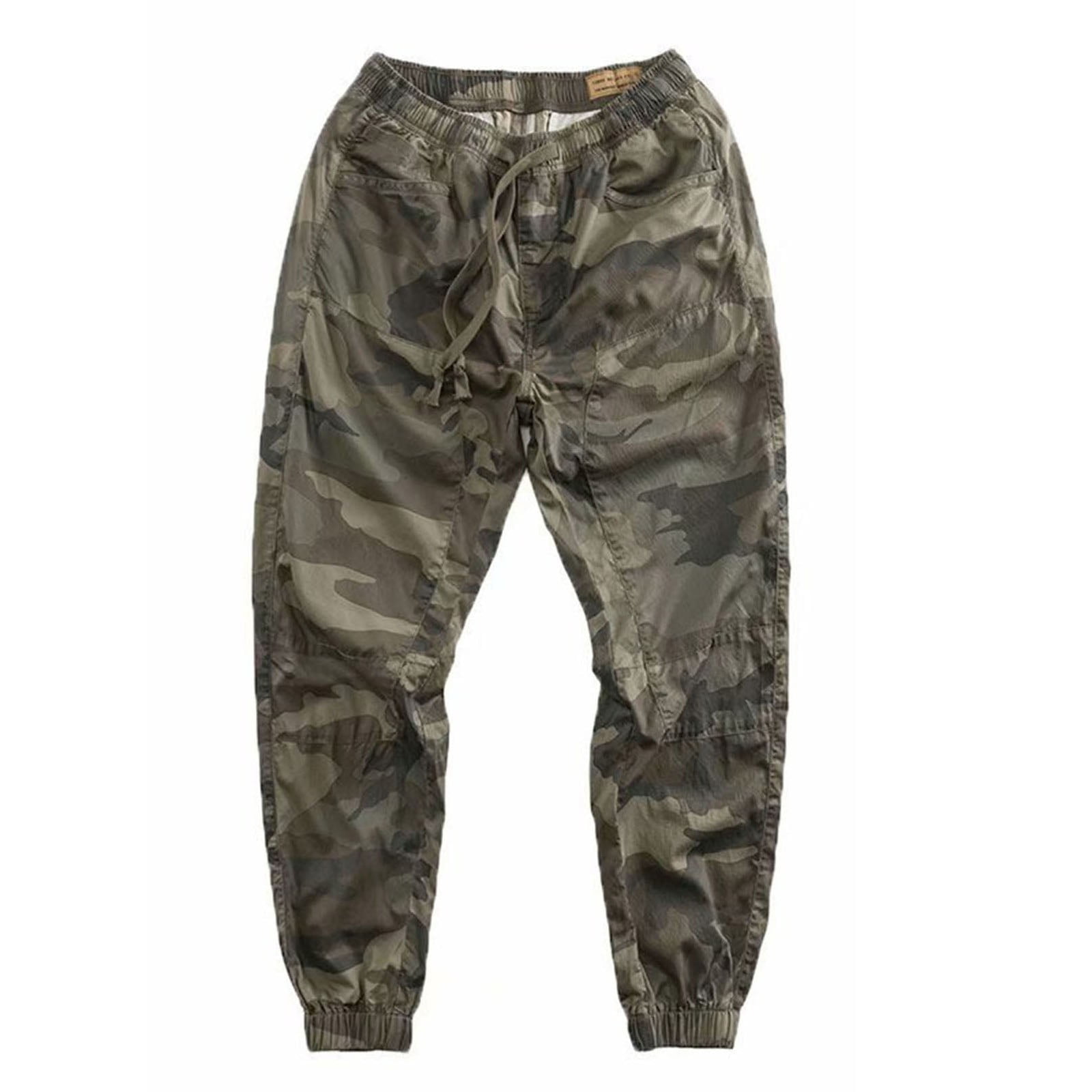 MGCWSH Men s Joggers Camo Jogger Pants Athletic Sweatpants Joggers Casual Jogging Gym Workout Running Pants Army Green M Walmart