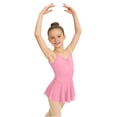 thumbnail image 1 of MGDXOX Girls Spaghetti Strap Ballet Dress with Ruched Bodice and Attached Skirt Leotard Dancewear for Practice and Performance Pink 7-8 Years, 1 of 9
