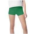 thumbnail image 1 of MGDXOX Girls Stretchy Biker Shorts Solid Color Breathable Athletic Shorts for Sports Dance and Casual Activities All Season Wear Army Green 4 Years, 1 of 5