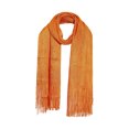 thumbnail image 1 of MGDXOX Shimmer Metallic Scarf with Fringe for Women Evening Party Dress Wrap Soft Lightweight Long Scarf Elegant Formal Event Accessory Gift Orange Free Size, 1 of 4