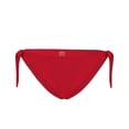 thumbnail image 1 of MGDXOX Women's Low Rise Tie Side Swim Bikini Bottoms Moderate Coverage String Swimsuit Bottoms 2026 Swimsuits Swimwear Red S, 1 of 2