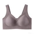 thumbnail image 1 of MGDXOX Women's Plus Size Seamless Wireless Minimizer Bra Full Coverage Supportive Comfortable T-Shirt Bras for Daily Wear Coffee XL, 1 of 6