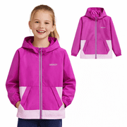 Boys Girls Hooded Rain Jackets Waterproof Rain coats Windbreaker for Kids Lightweight Jackets