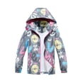 thumbnail image 1 of MGEOY Children's Waterproof Raincoat, Lightweight Raincoat, Cotton-Knit Lining, Hooded Windbreaker, Suitable for Boys and Girls Ages 4–12, 1 of 7