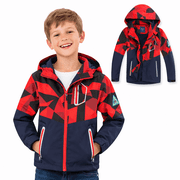 Boys Rain Jackets Lightweight Waterproof Hooded Raincoats Windbreakers for Kids