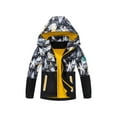 thumbnail image 1 of MGEOY Boys Rain Jackets Lightweight Waterproof Hooded Raincoats Windbreakers for Kids, 1 of 7