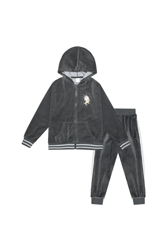 Girls Tracksuit Unicorn Outfit for Kids Girls, 2-Piece