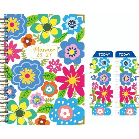 MGEZCOO Academic Dalily Planner, July 2026 – June 2027, Weekly & Monthly, Tabs