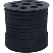 MGEZCOO 5mm x50 Yards Grey Suede Cord Suede Lace Faux Leather Cord with Roll Spool for Bracelet Necklace Beading DIY Handmade Crafts Leather Cord for Jewelry Making (Gray)