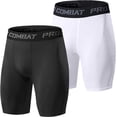MGEZCOO Mens Compression Shorts Sports Running Tights Underwear